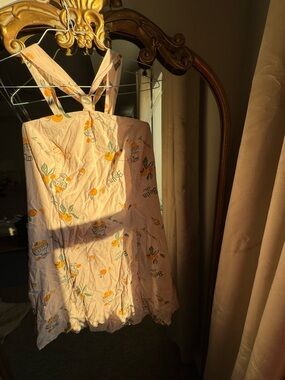 wild fable Pink Mini Dress with Orange Print